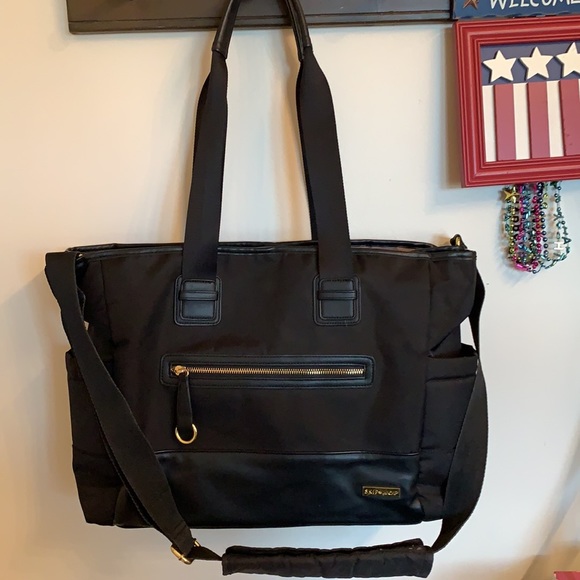 Skip Hop Bags Skip Hop Black Diaper Gym Travel Bag Crossbody 2pc